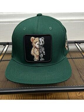 Top Level Teddy Bear Patch Snapback Hat OSFA